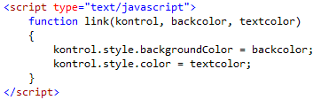 javascript_link_renklendir_kodlar javascript_link_renklendir_kodlar